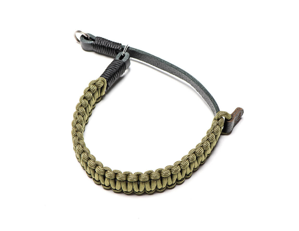 Leica Paracord Handstrap created by COOPH, black/olive 18891 kaufen