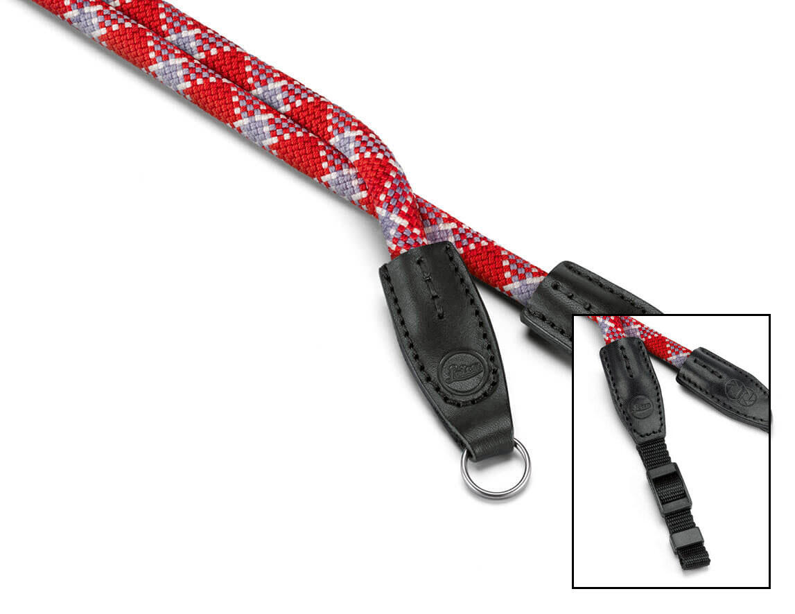 Leica Rope Strap designed by Cooph, red check Acquista ora | Leica