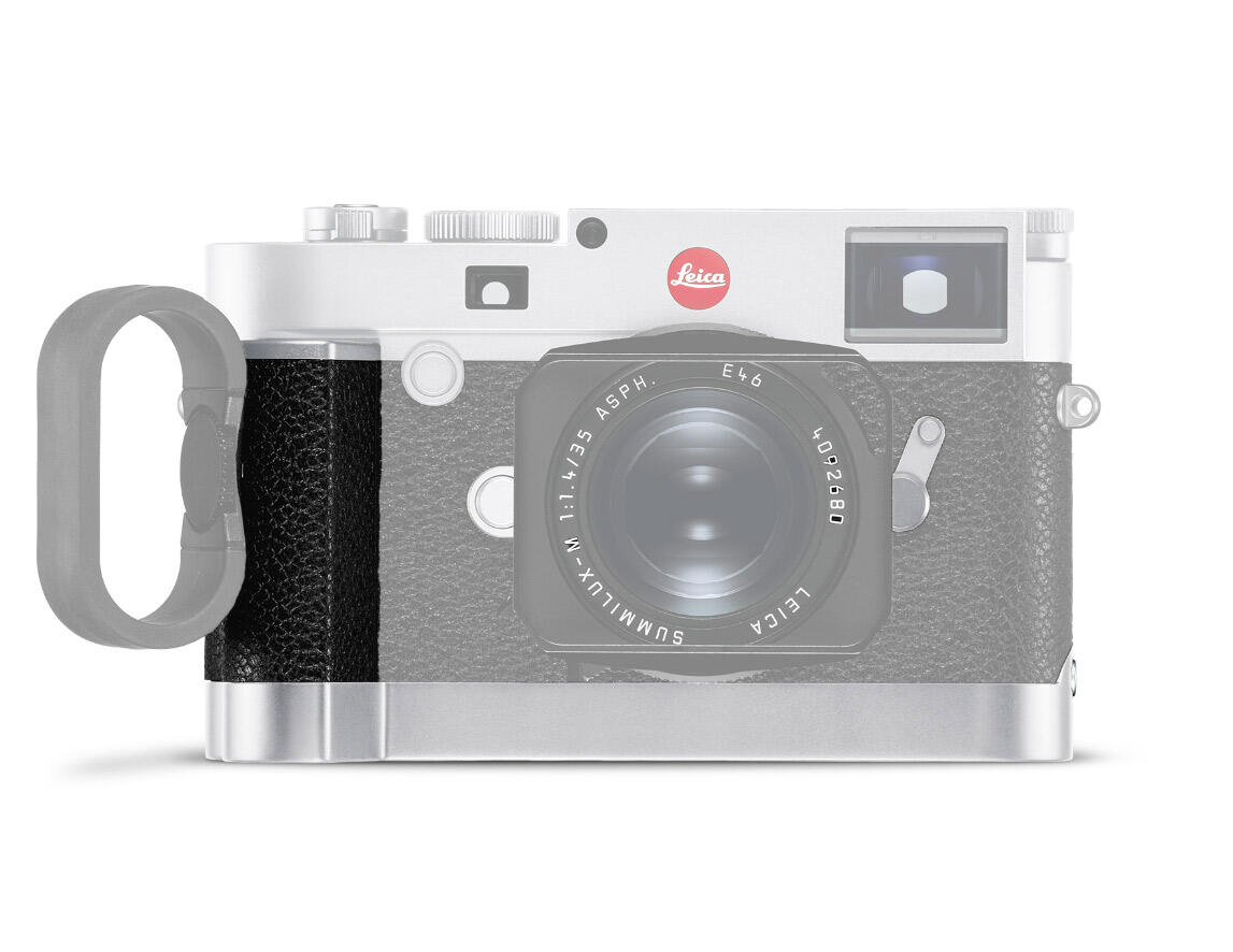 Leica M10 handgrip, silver | Leica Camera JP