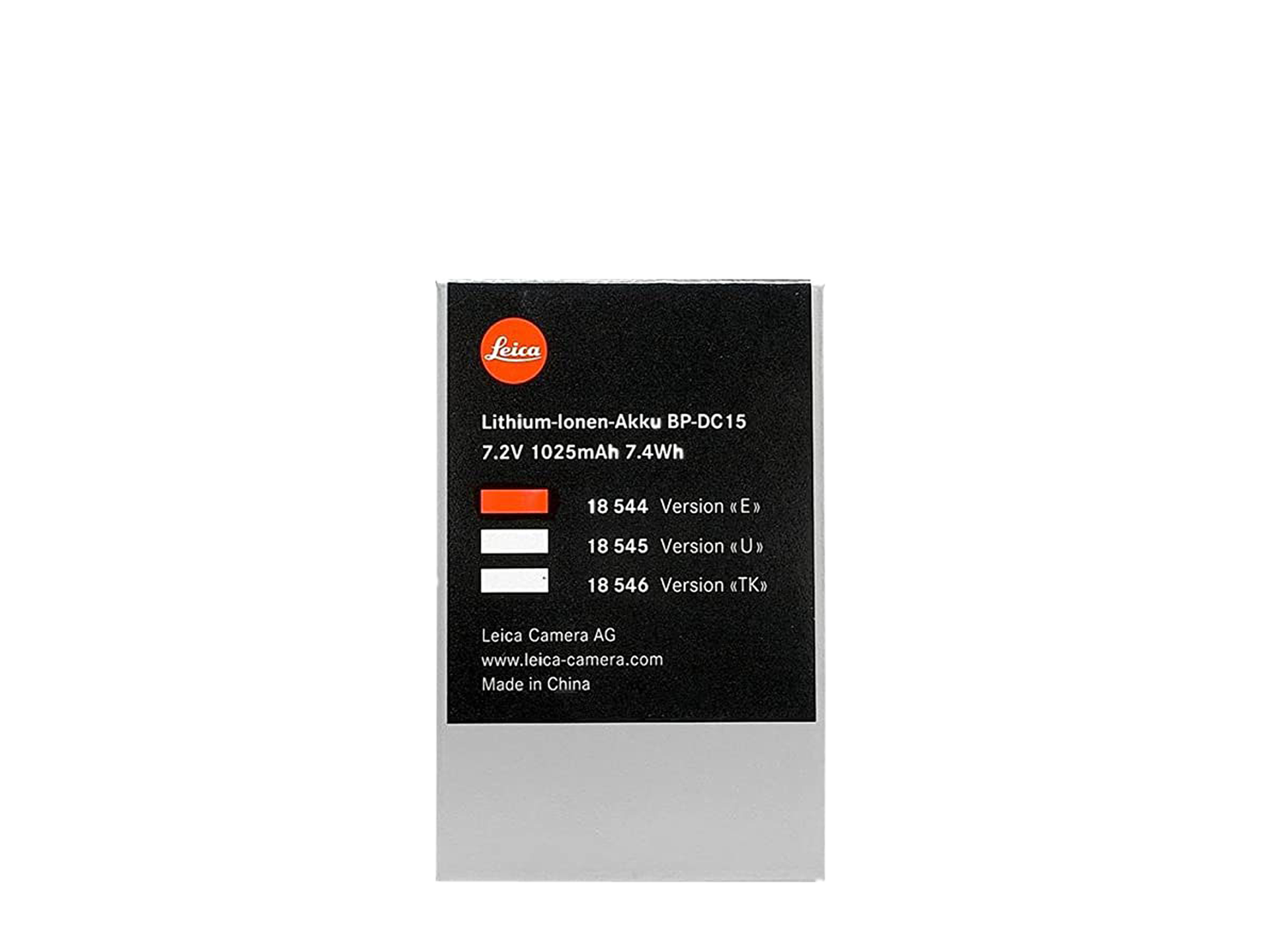 Batteria per Leica D-Lux 5, 3,7V, Li-Ion