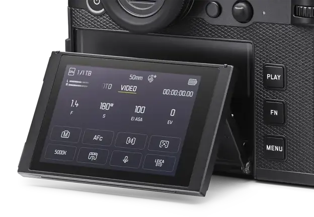 Leica SL3-P display video