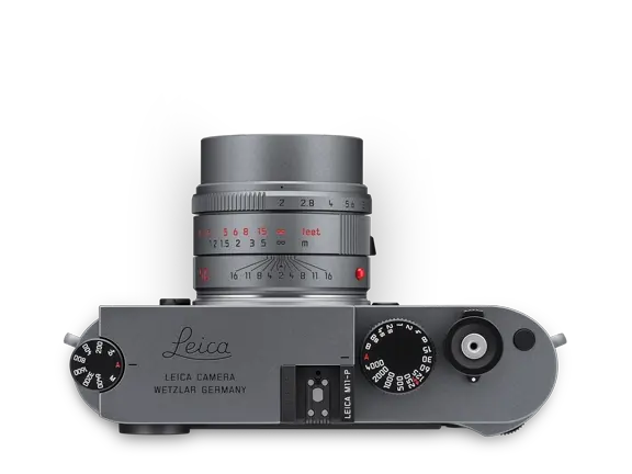 Leica M11-P Metal Gray with APO-Summicron-M 50 top