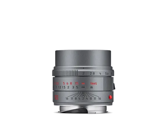 Leica APO-Summicron-M 50 Metal Gray upright
