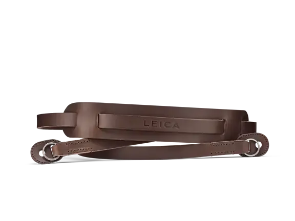 Carrying Strap with shoulderpad dark brown