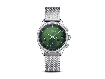 98289_Leica_ZM2_Urban_Green_Milanaise_Stainless_Steel_metal_bracelet_front_1920px.webp