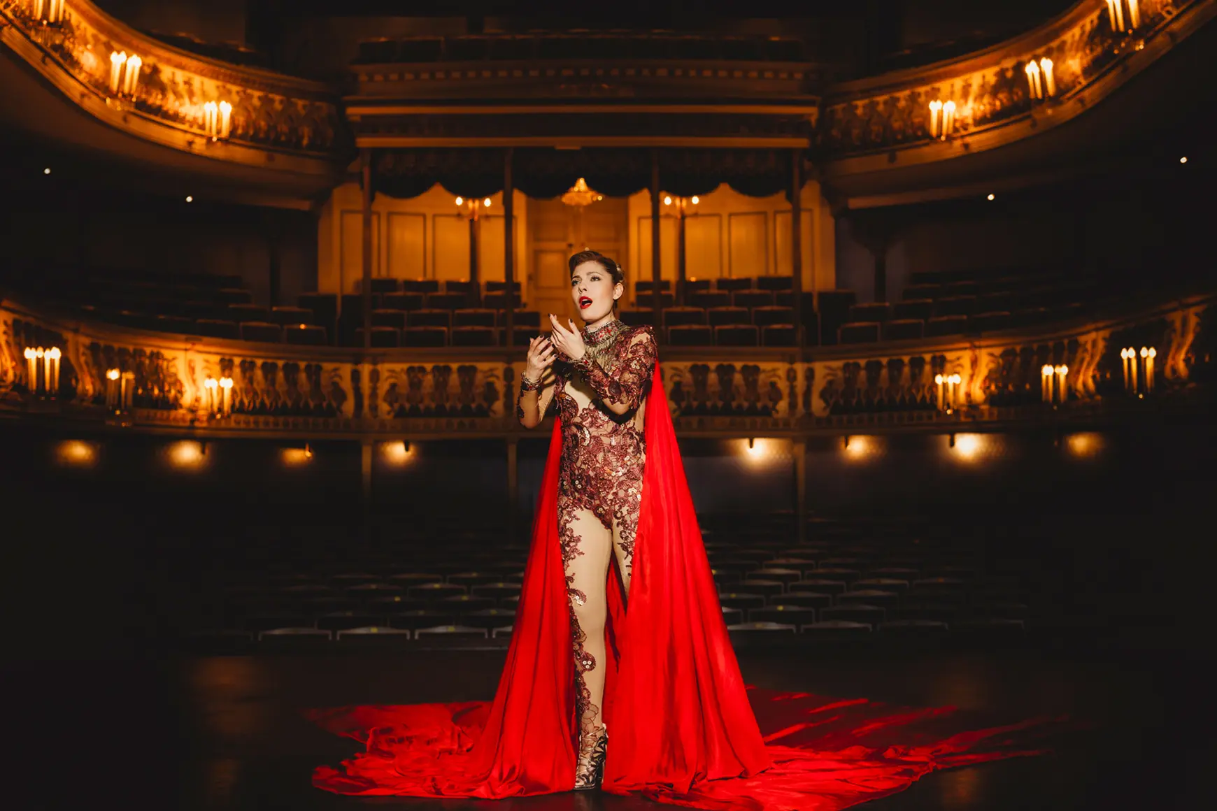 Ballerina in the Theater