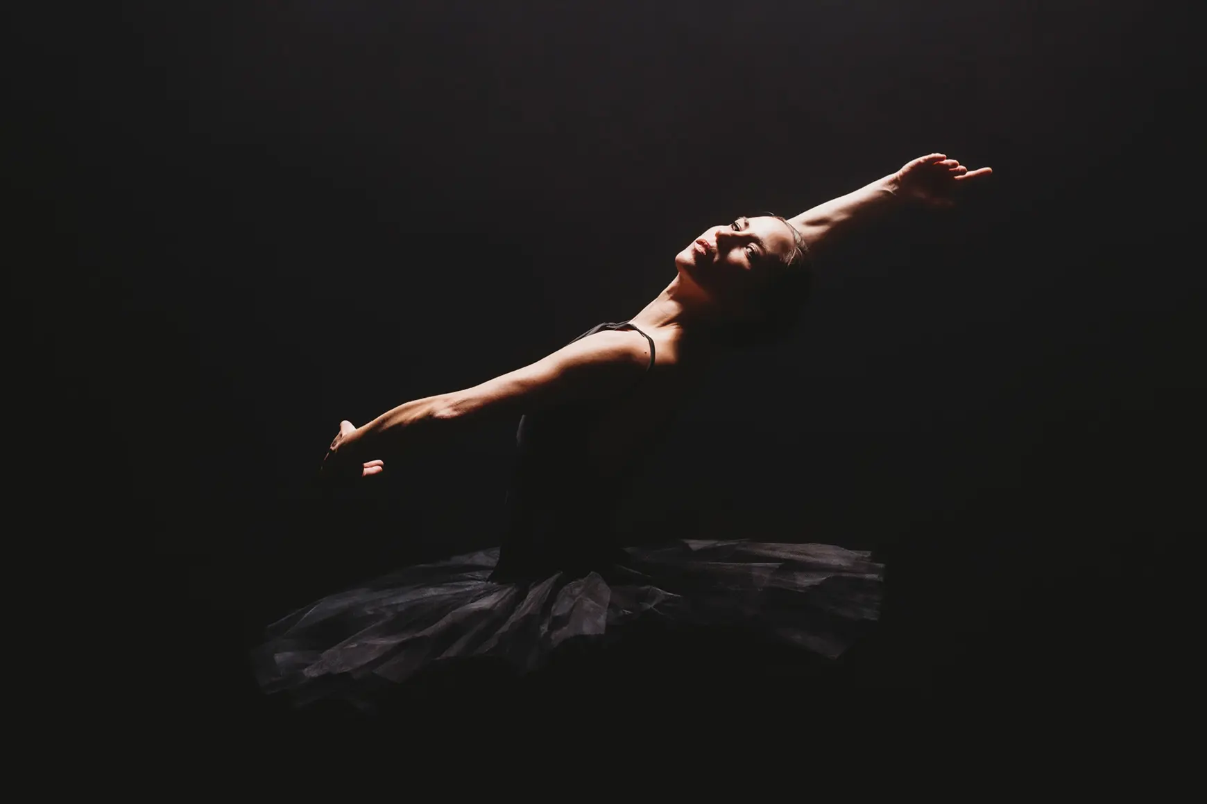 Ballerina in the theater