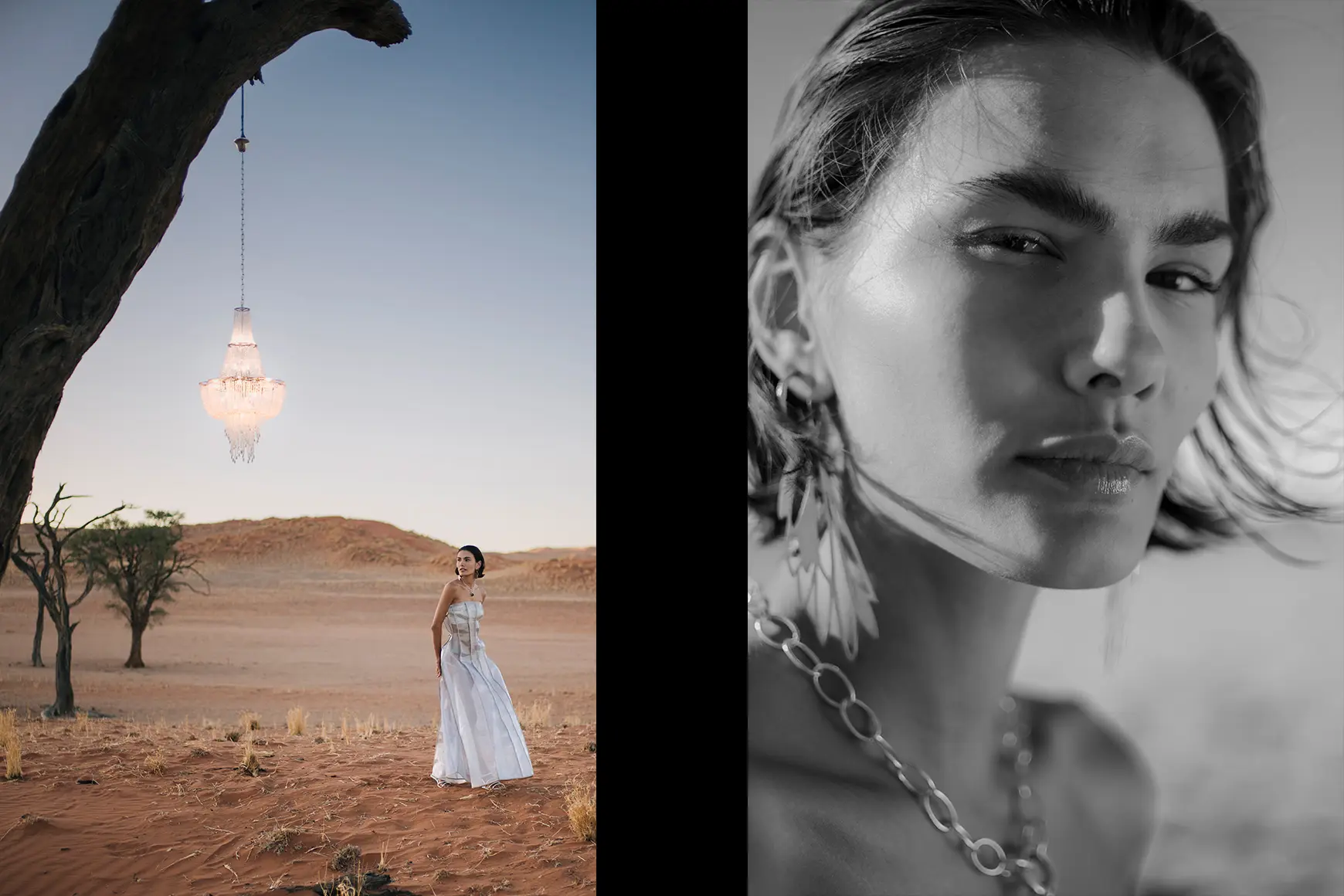 Image shot by Pat Domingo with the Leica SL3 showing Model and Woman in desert