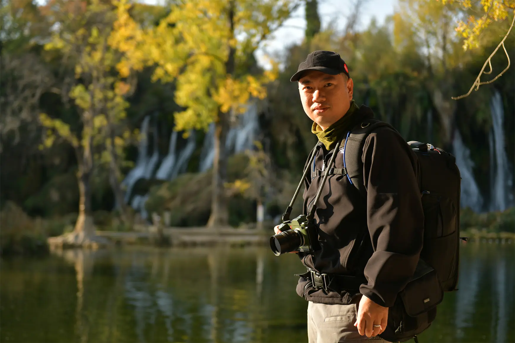 Apisak Kanjanapusit at the lake