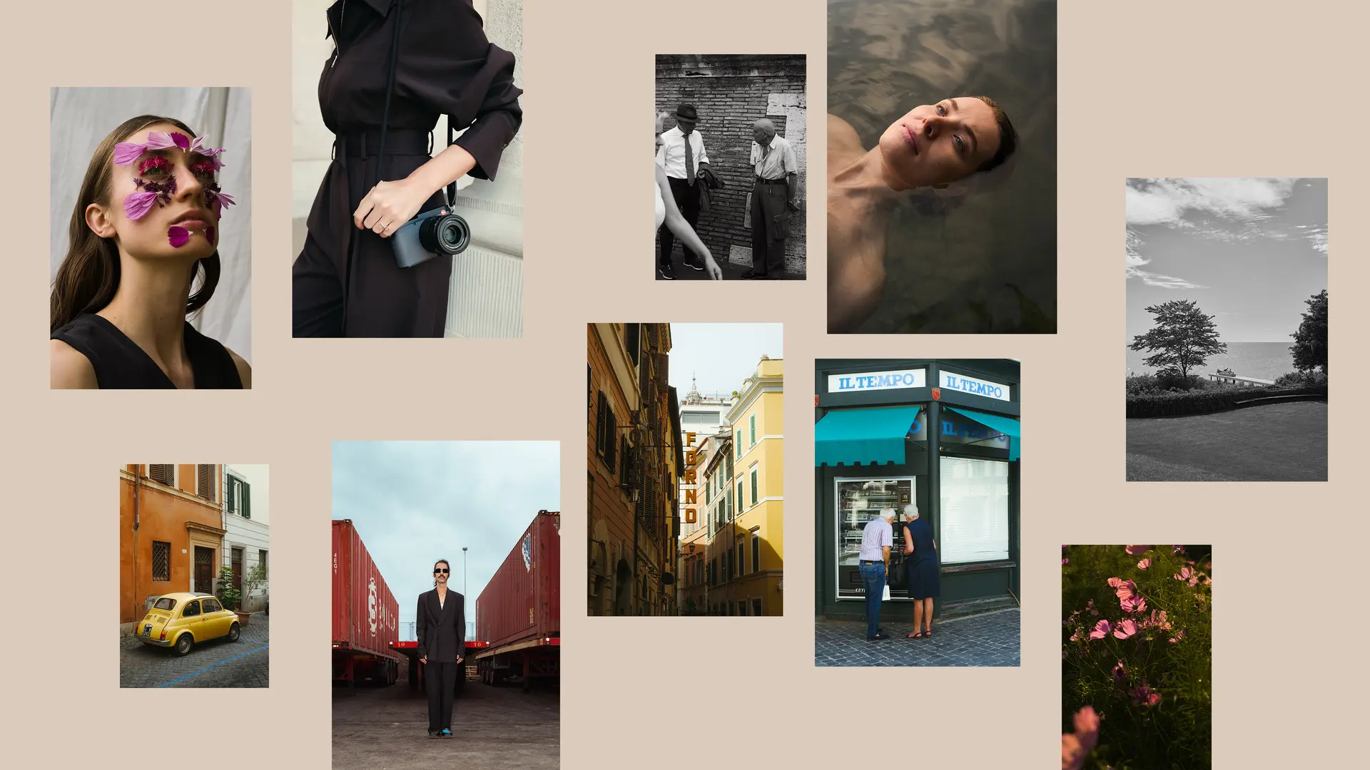 Collage of images