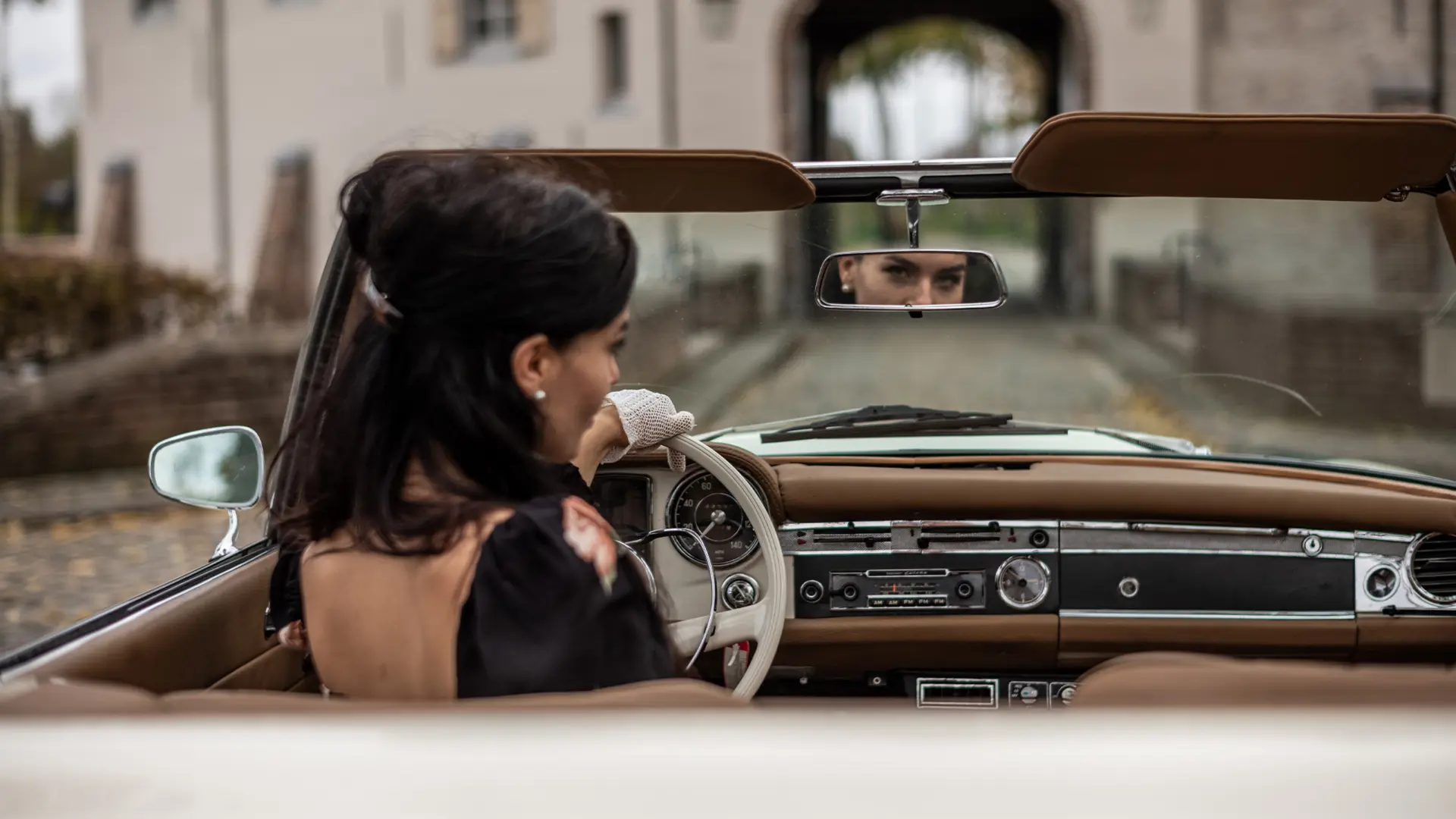 Woman in a car