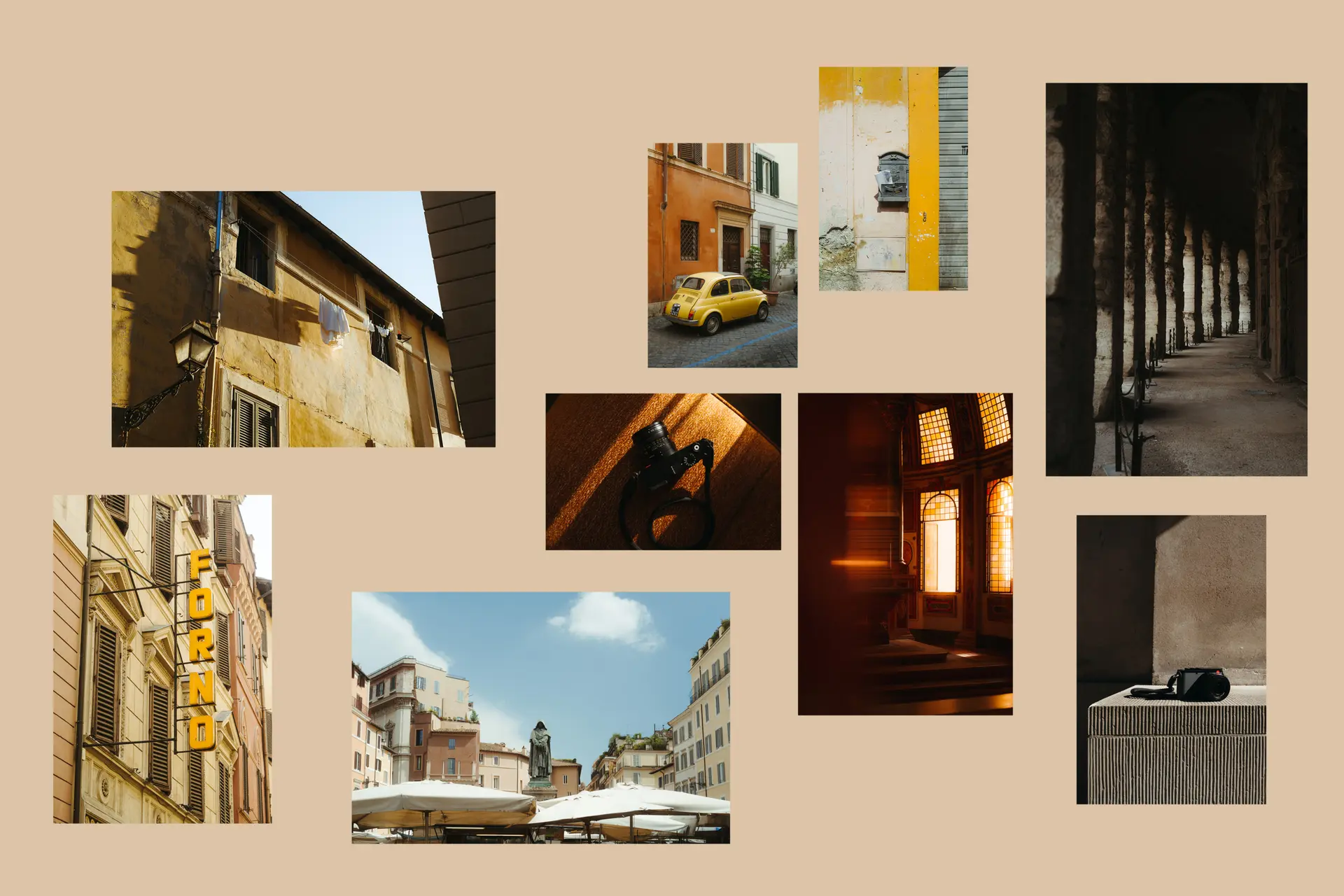 Collage of Anna Landstedt pictures
