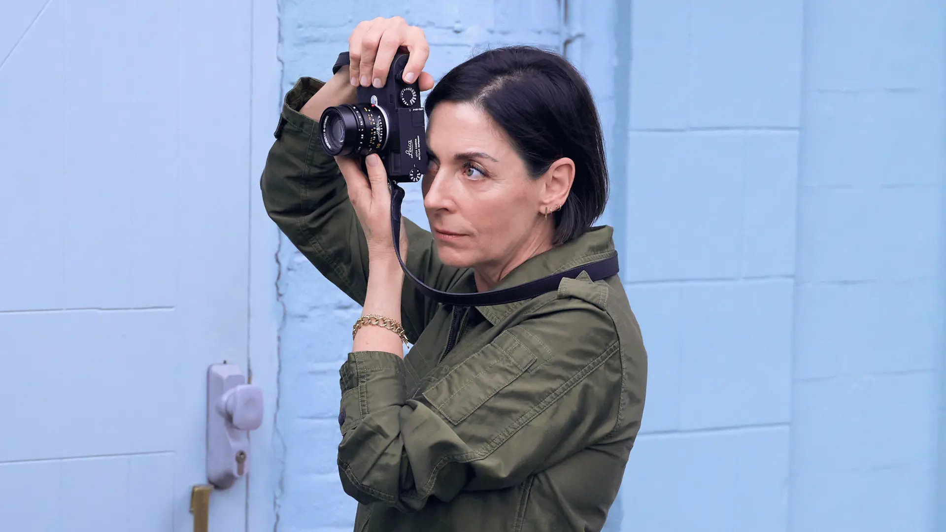 Portrait of Mary McCartney with the Leica M11-P.
