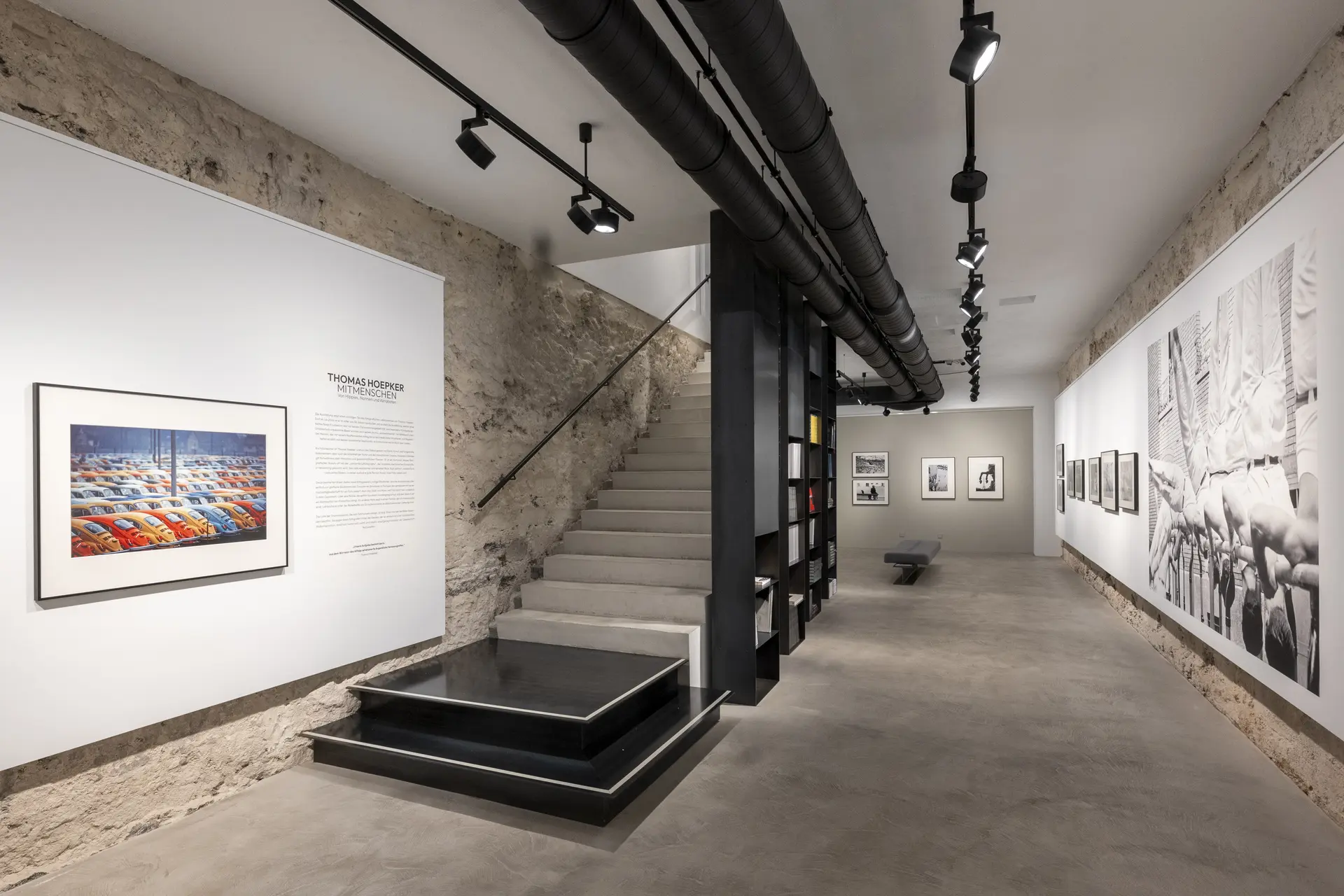 Picture of the Leica Gallery Stuttgart with works by Thomas Hoepker