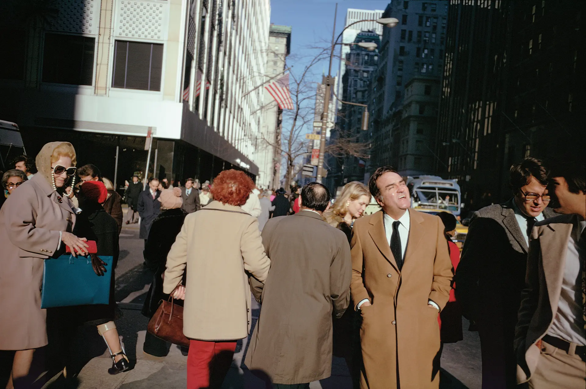 People on a Street in New York
