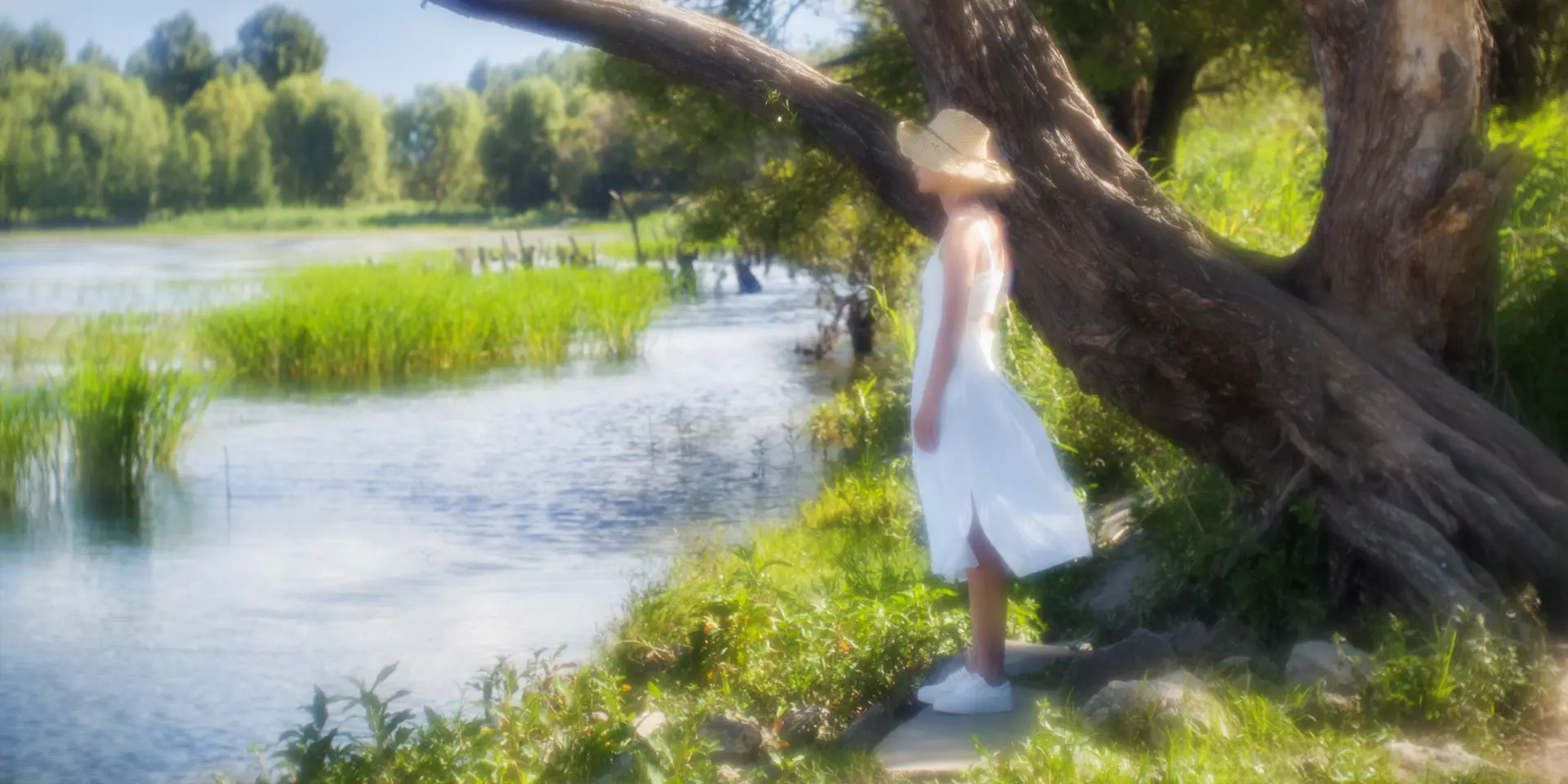 Woman in the nature