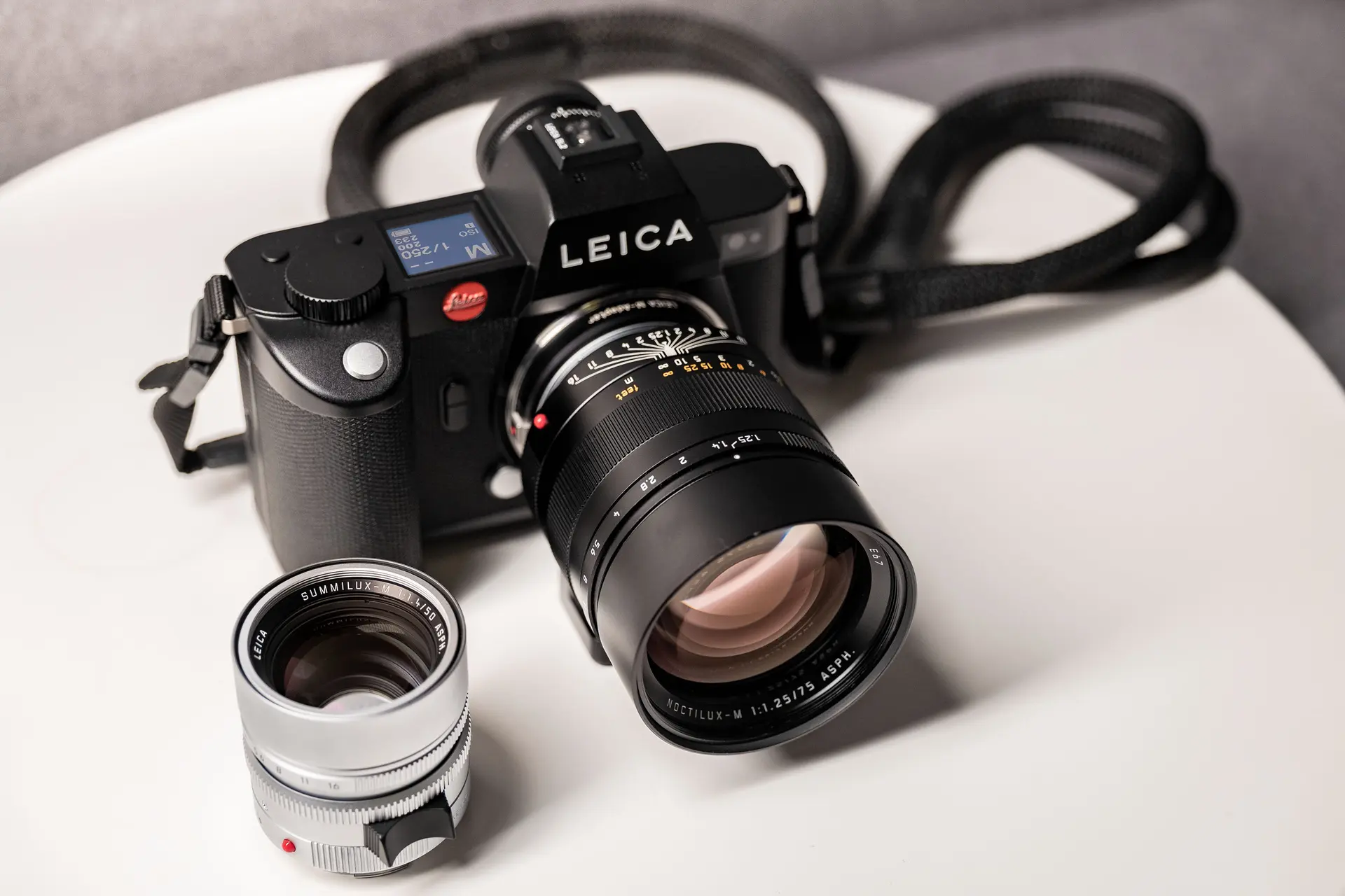 Leica M with a Noctilux lens