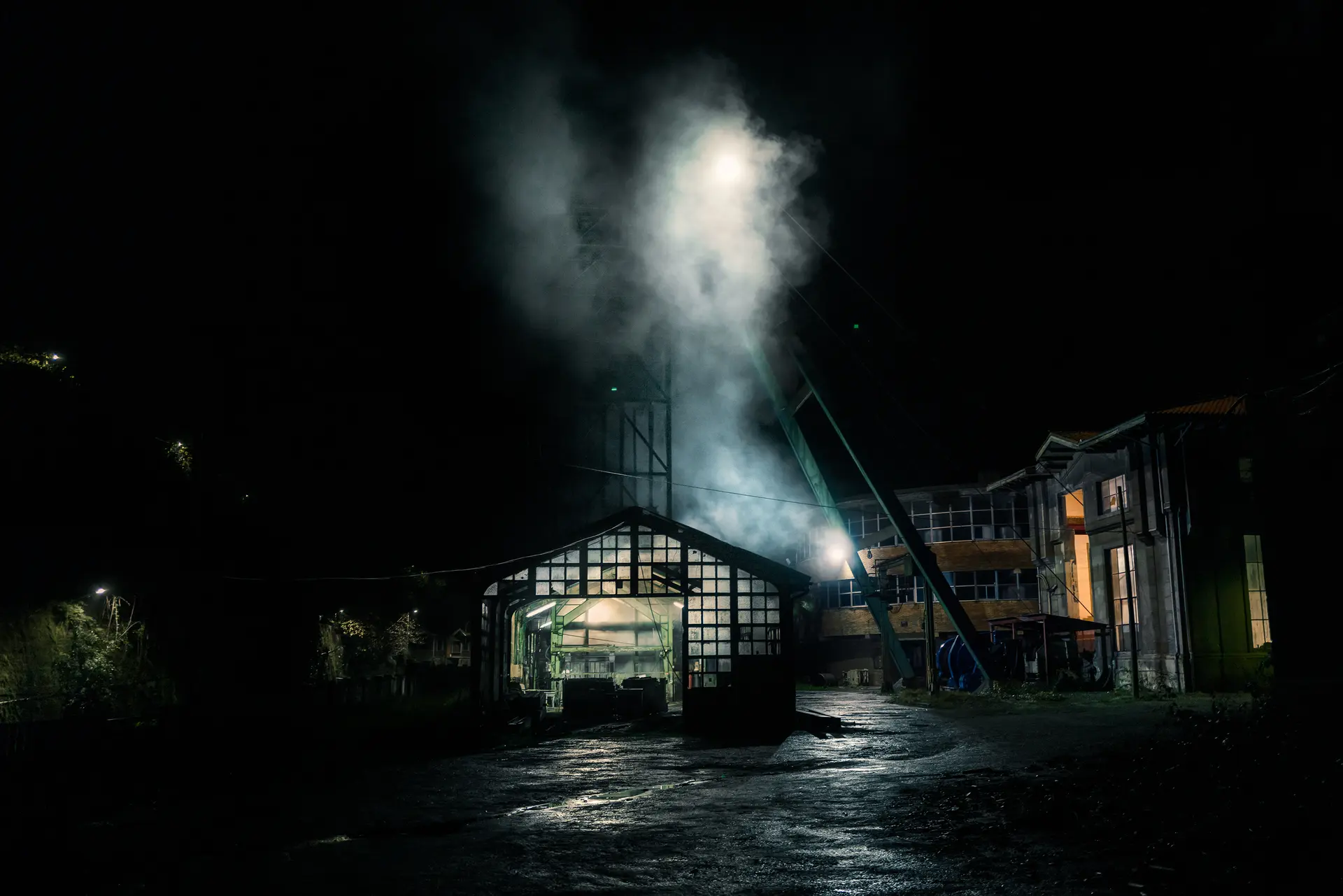 an old fabric in the dark