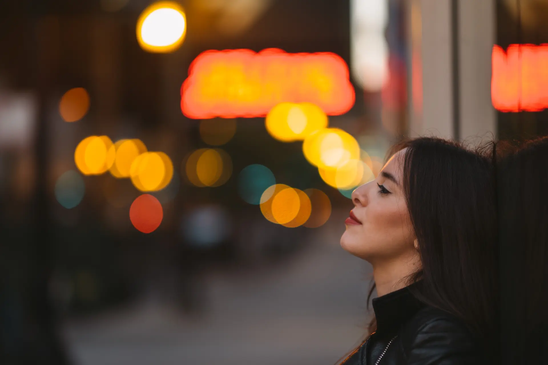 Woman in the city