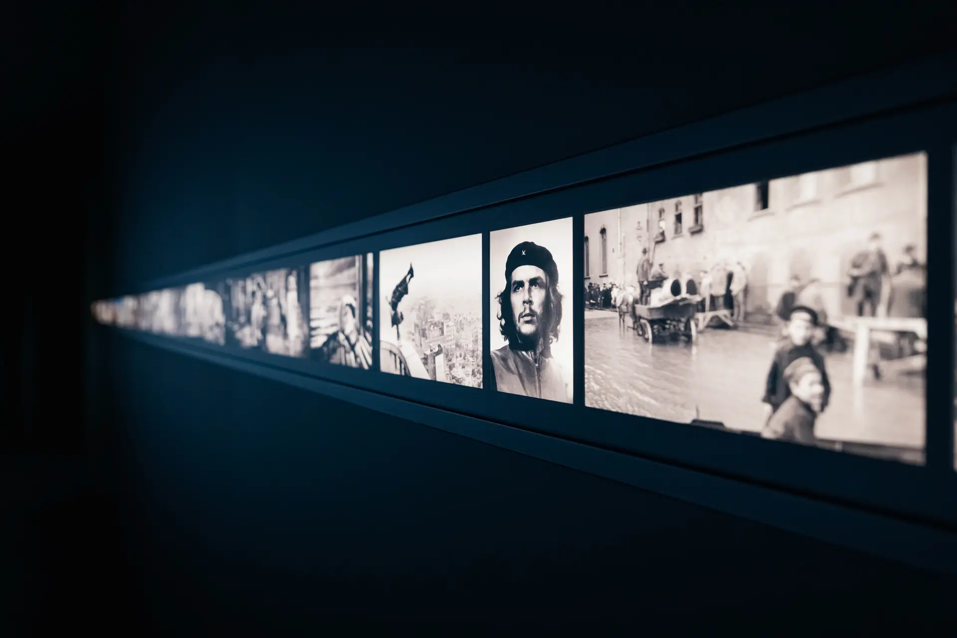 Photo wall of iconic images