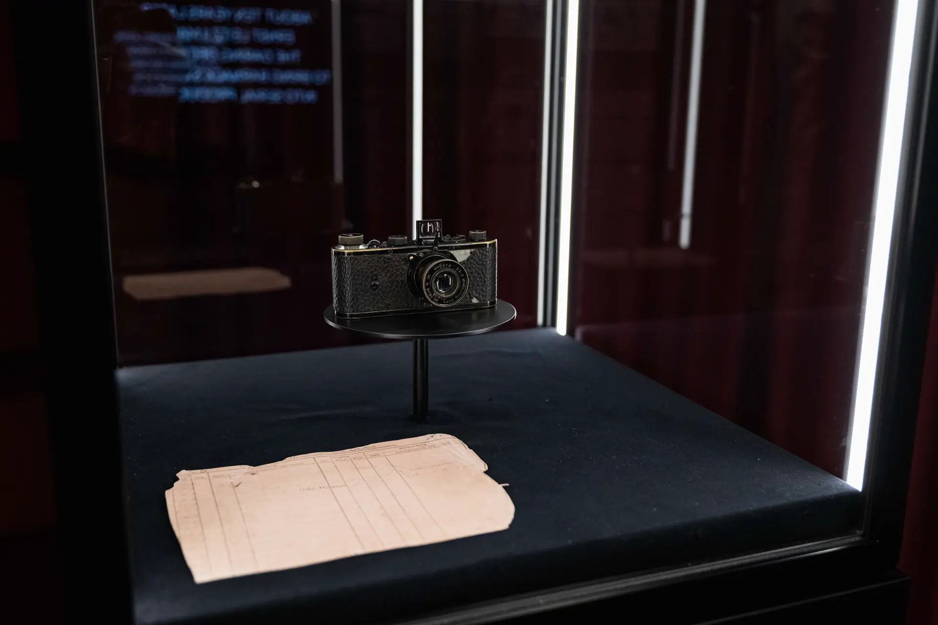 Leica 0-Series Nr. 112 with slip of paper