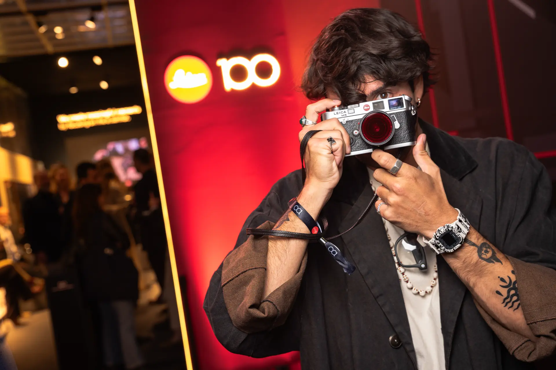 Man photographs the photographer