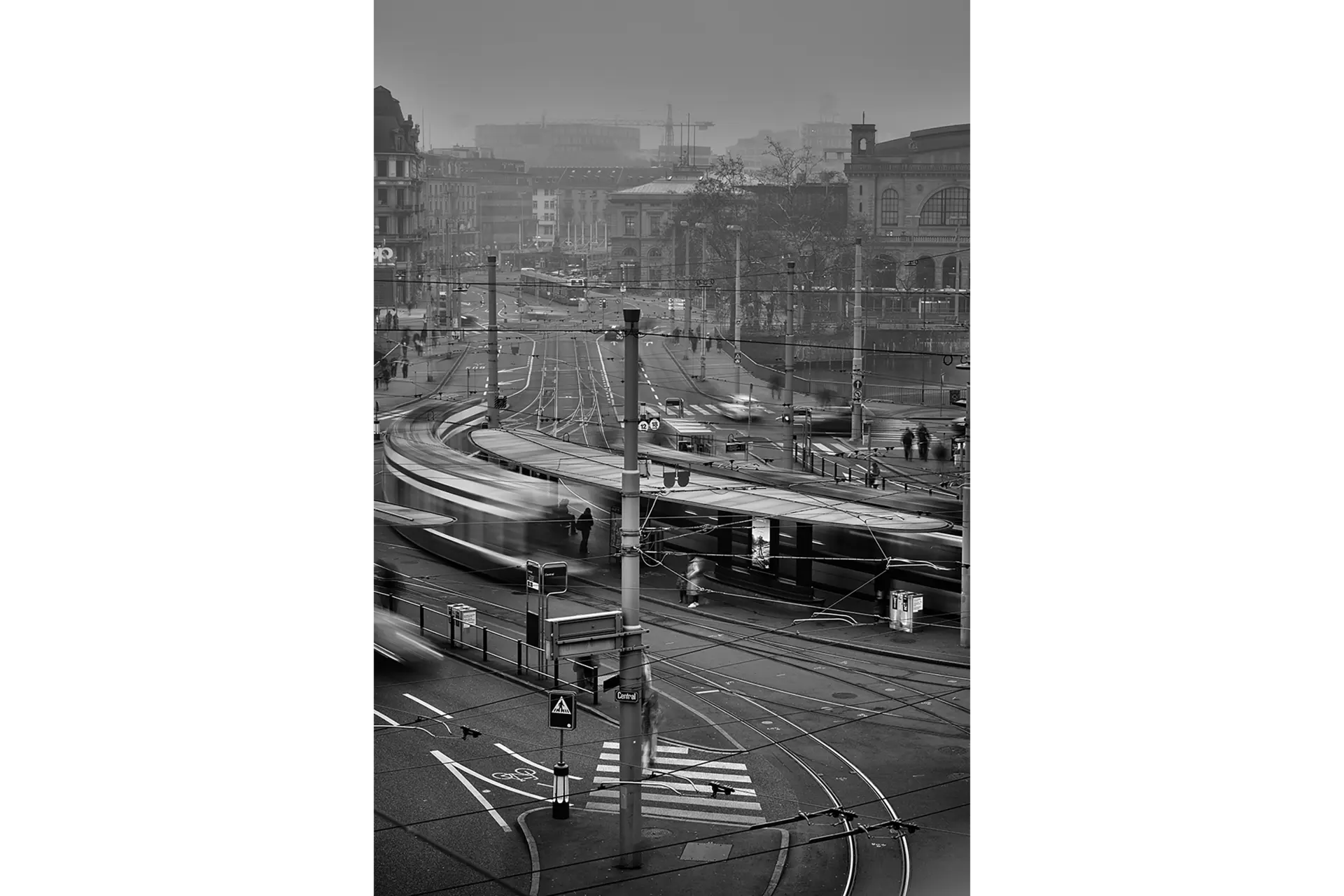A train station in Zurich.