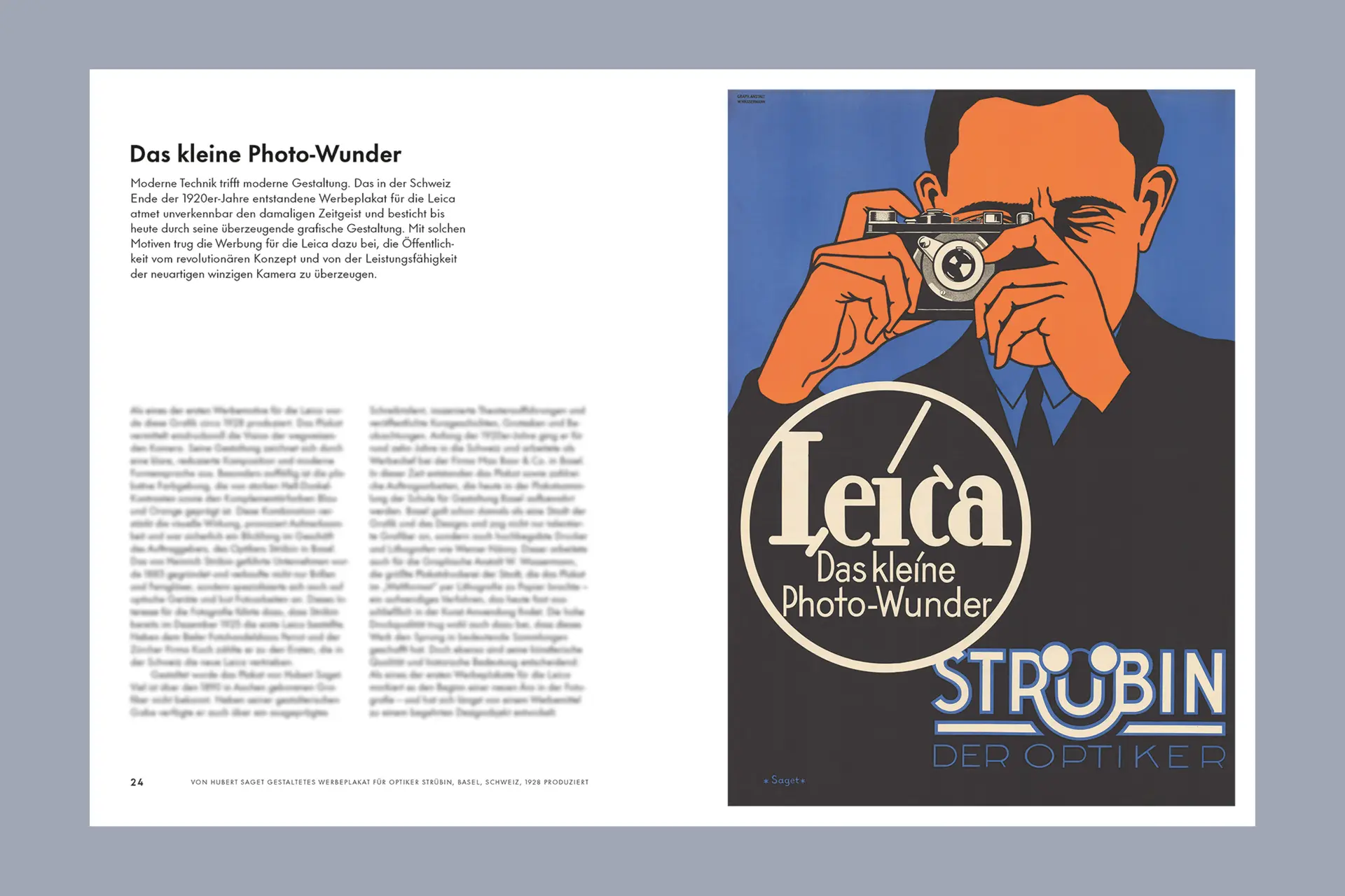 Inside view of the book "100 Leica Stories" chapter "The Small Photo Marvel"