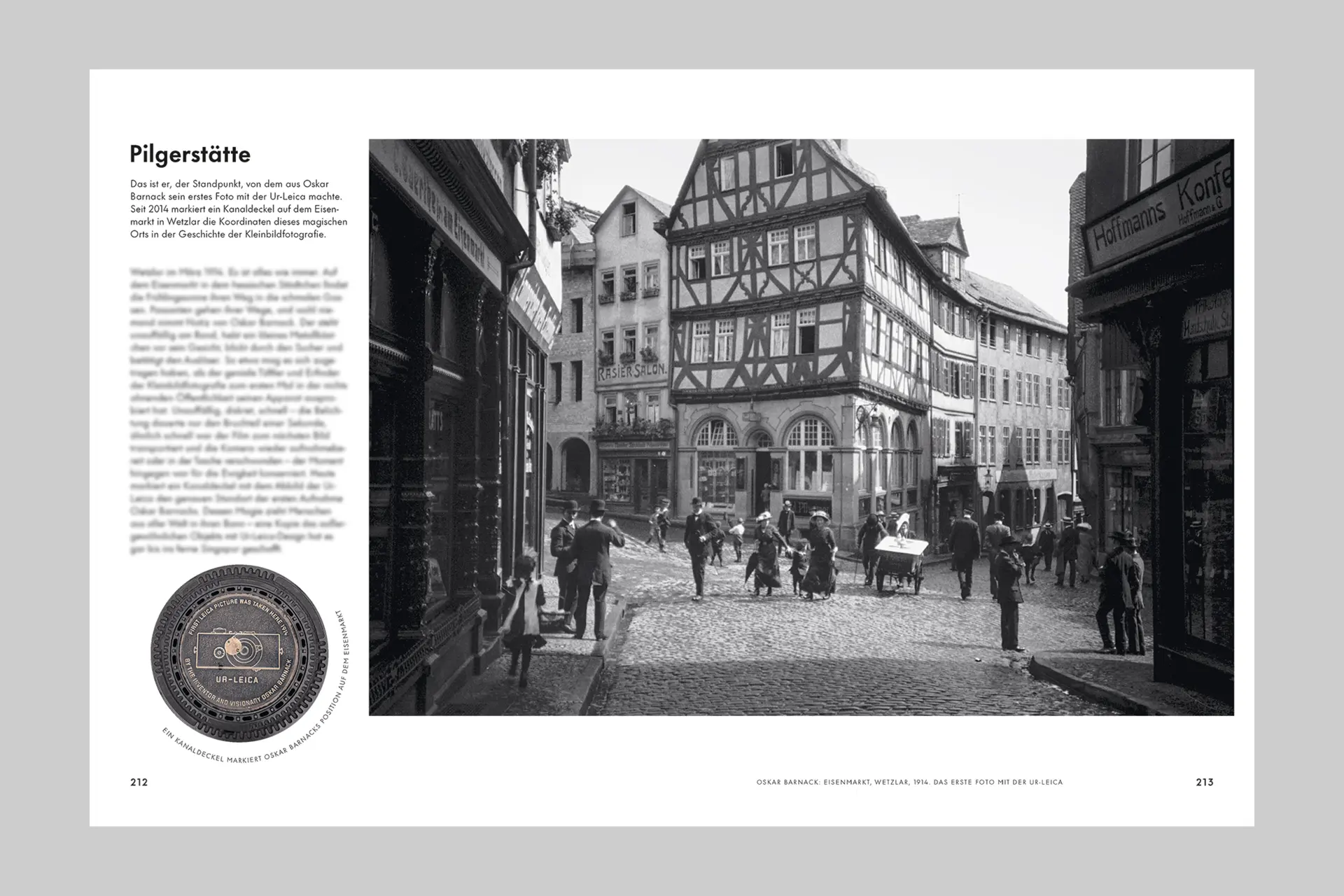 Interior view of the book ‘100 Leica Stories’ chapter ‘Magic Beginnings’