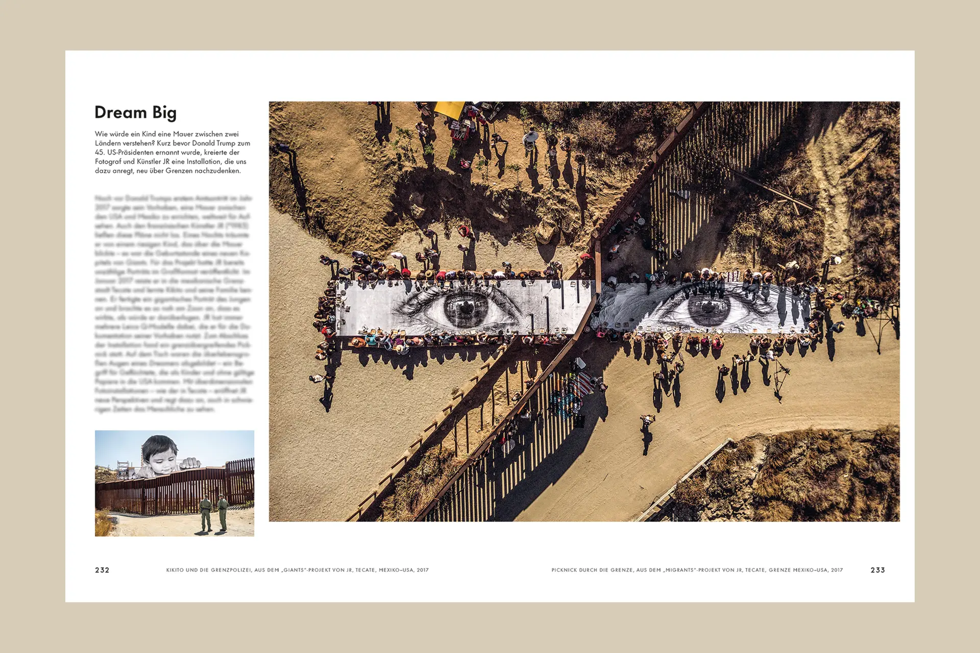 Interior view of the book ‘100 Leica Stories’ chapter ‘Dream Big’