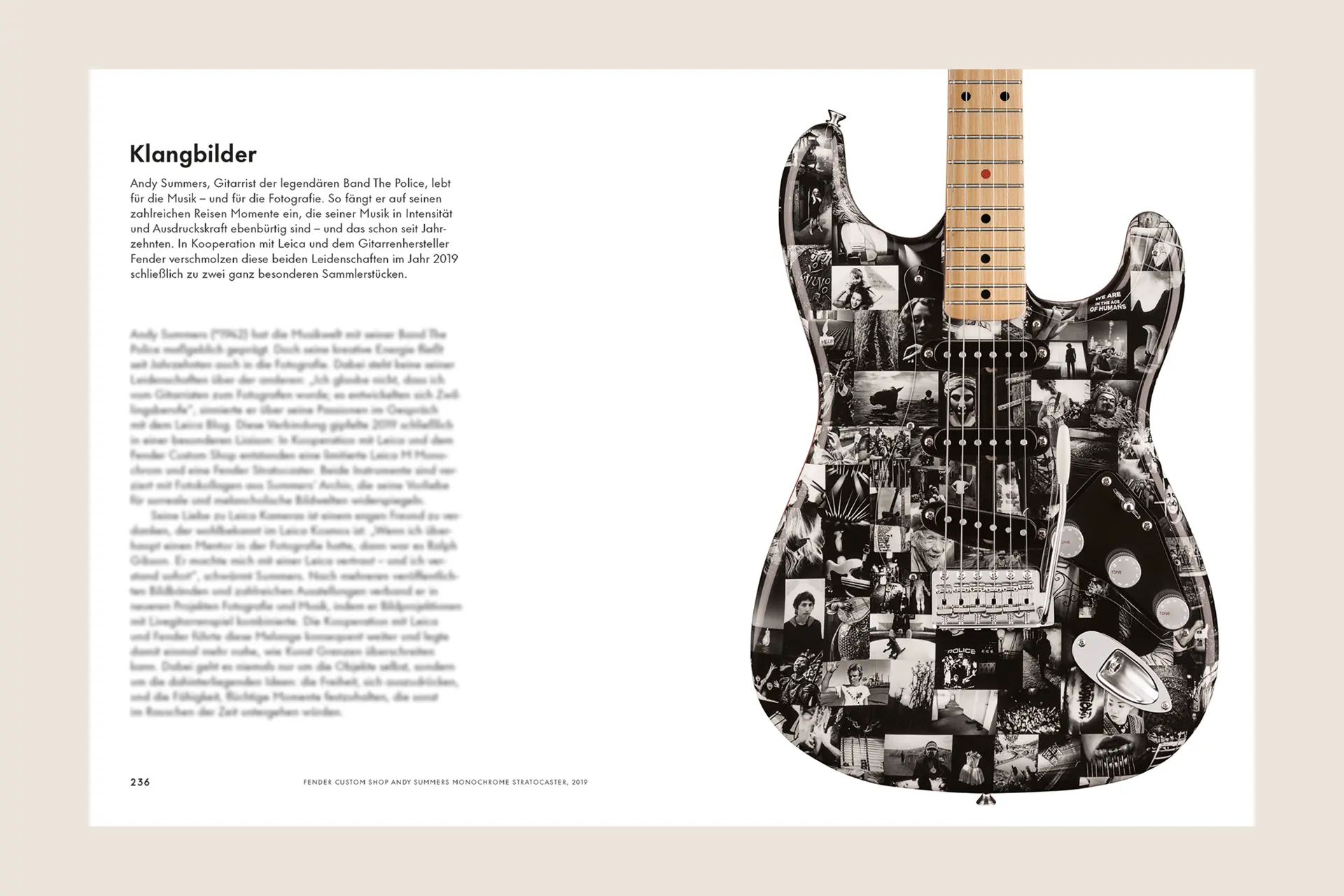 Interior view of the book ‘100 Leica Stories’ chapter ‘Soundscapes’