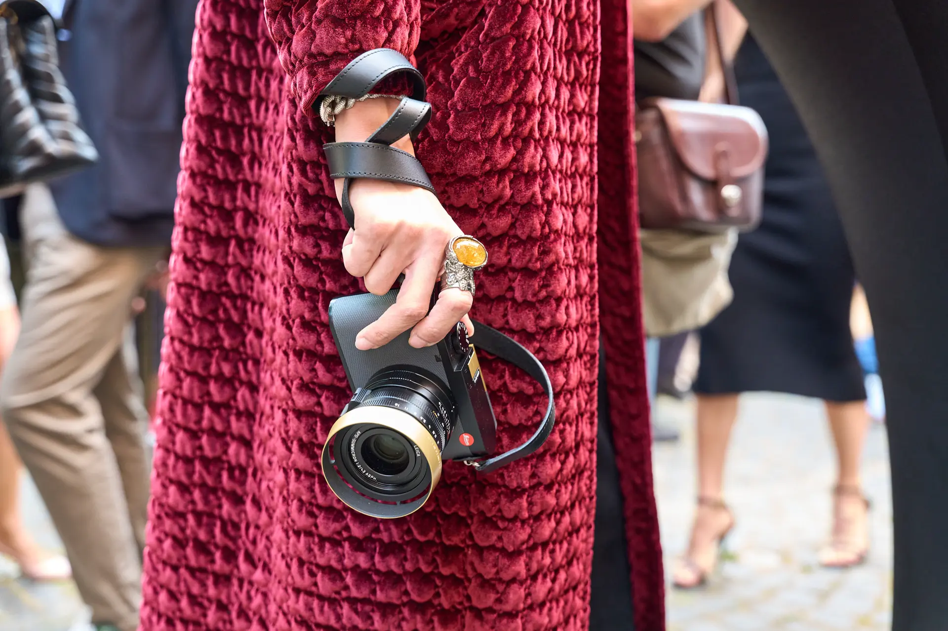 Leica Century Celebration Wetzlar Man with a leica camera in his hand