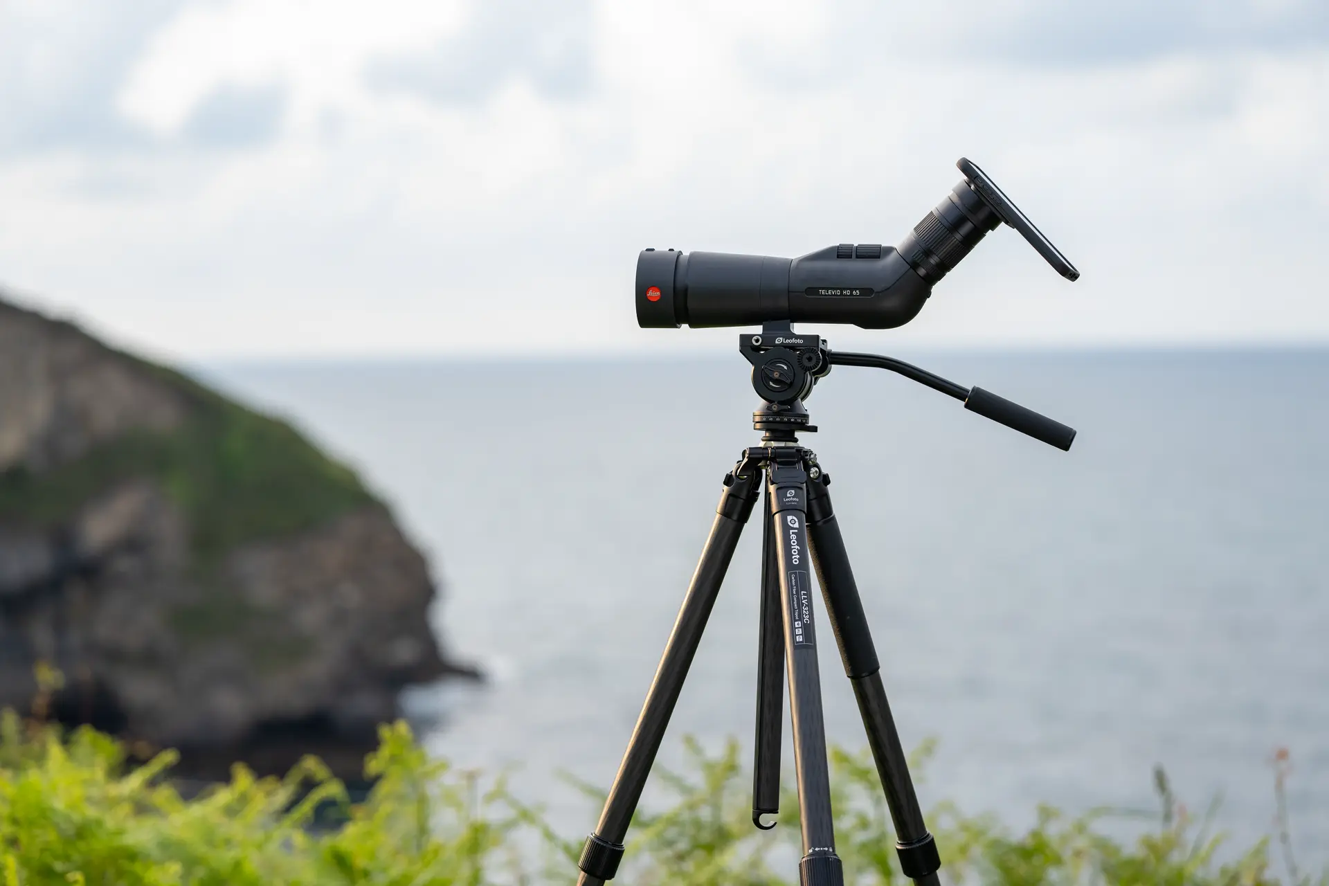 Digiscoping with Leica spotting scope and smartphone