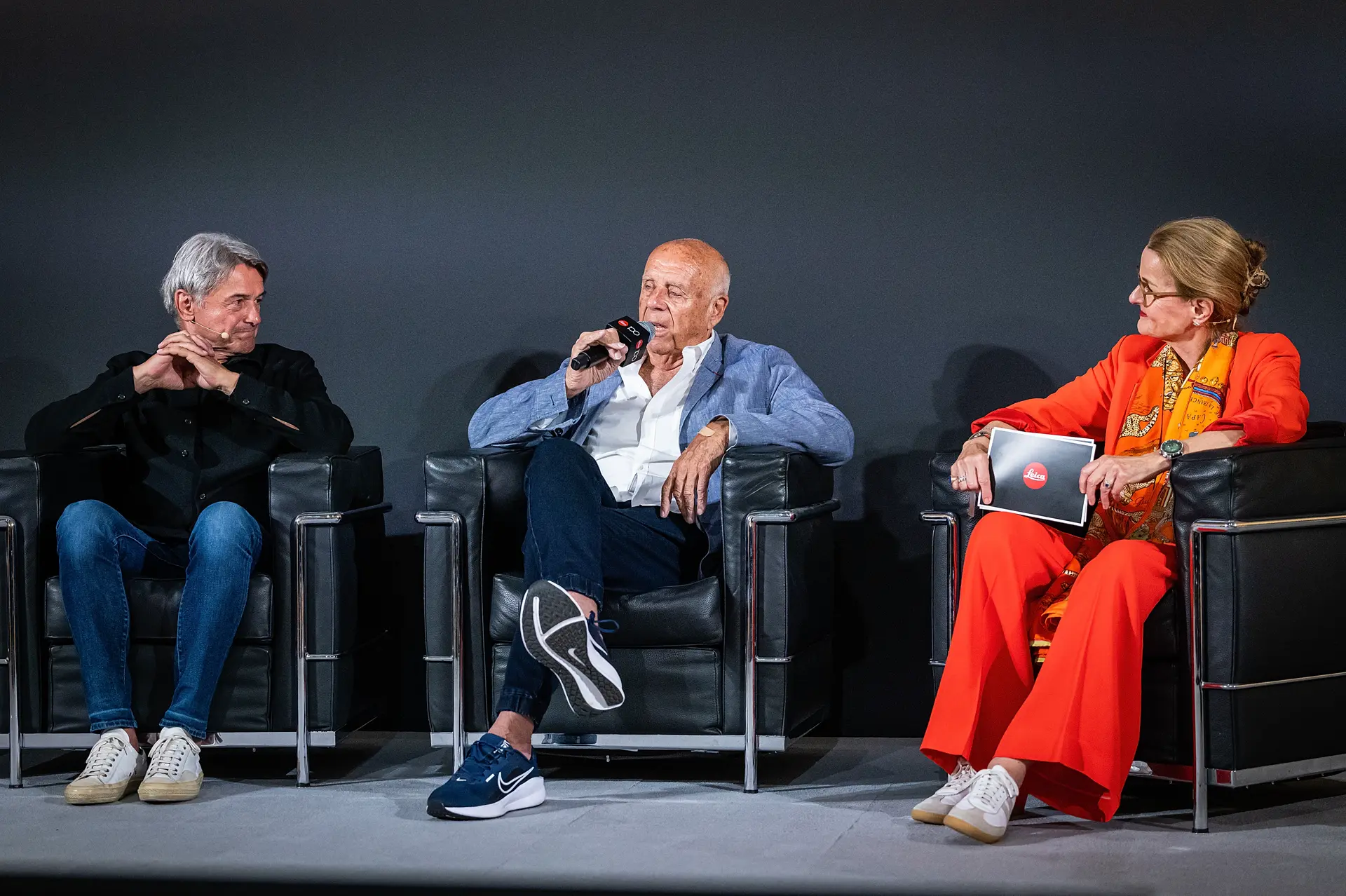 Leica Century Celebration Wetzlar dialog between Reiner Holzemer, Karin Rehn-Kaufmann, Ralph Gibson