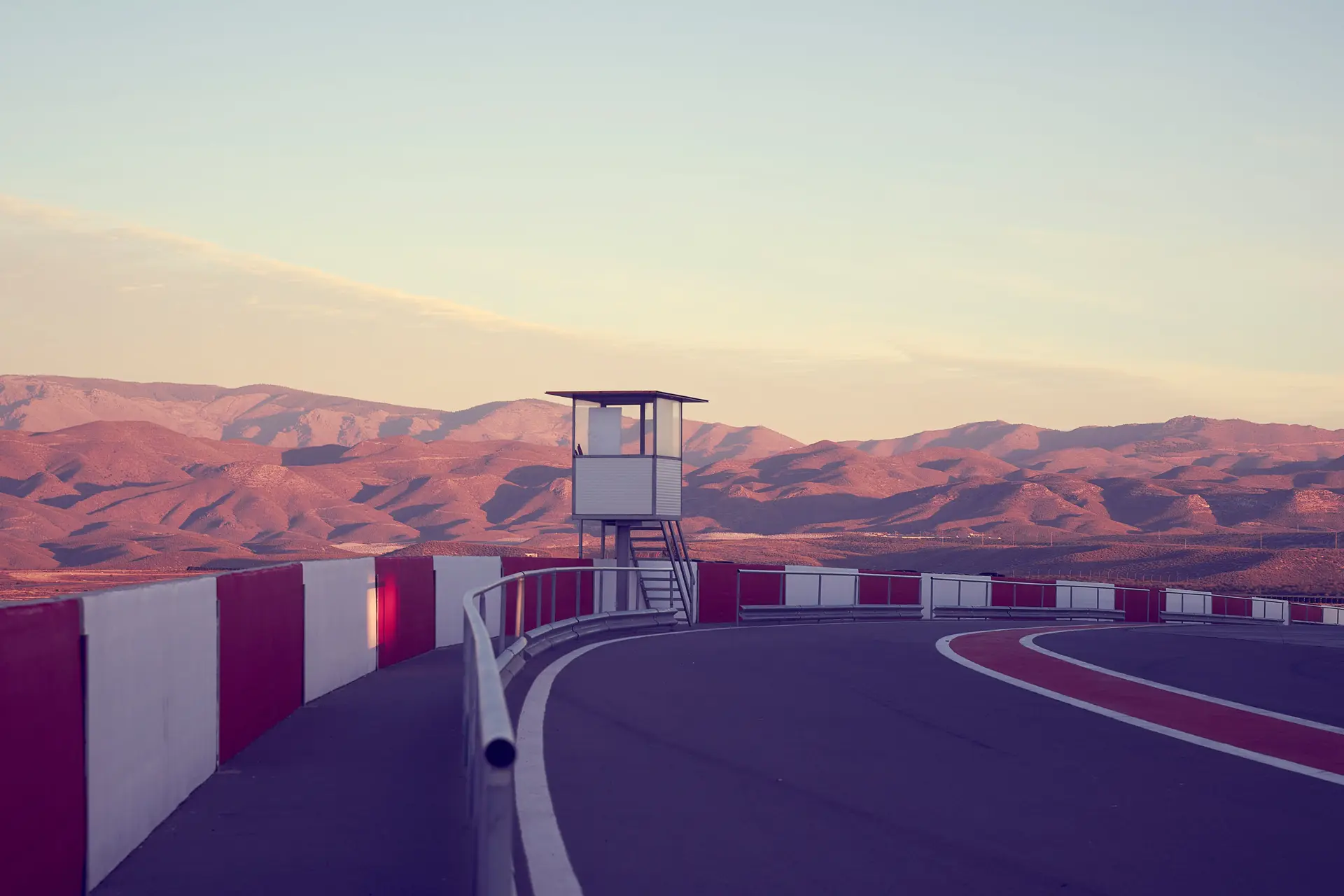 Landscape photo with a road