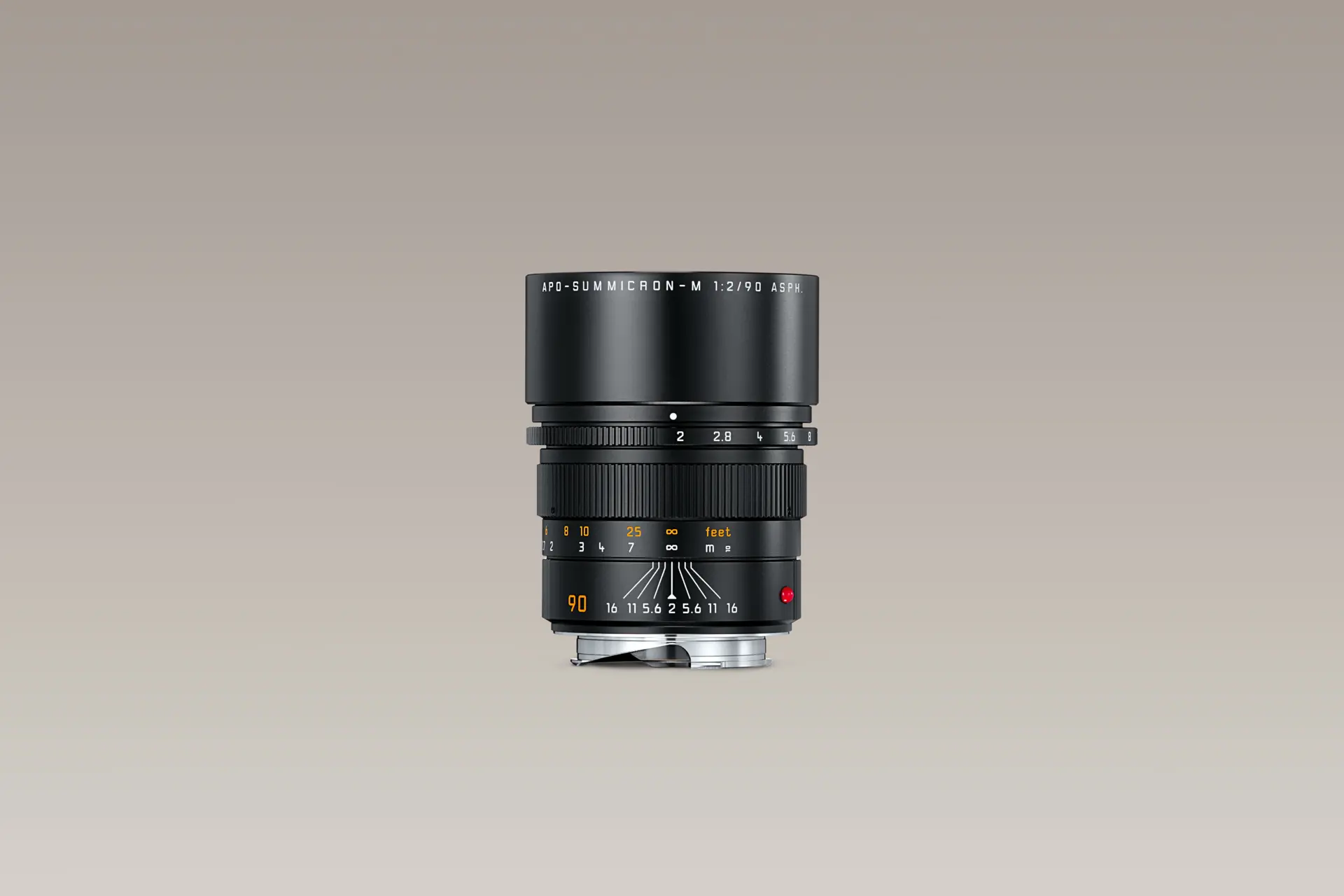 APO-Summicron-M 90 f/2 ASPH side view
