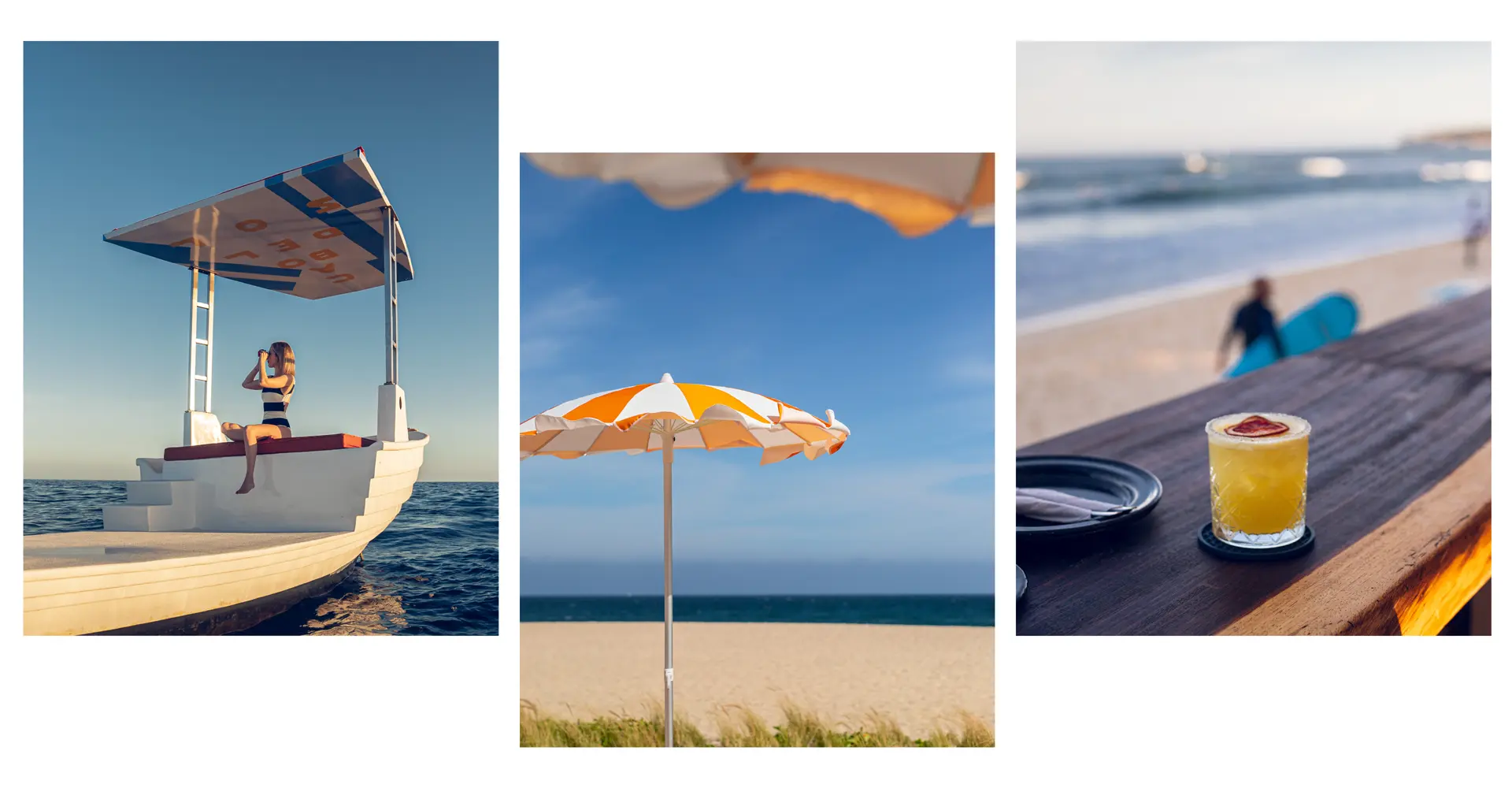 Beach collage