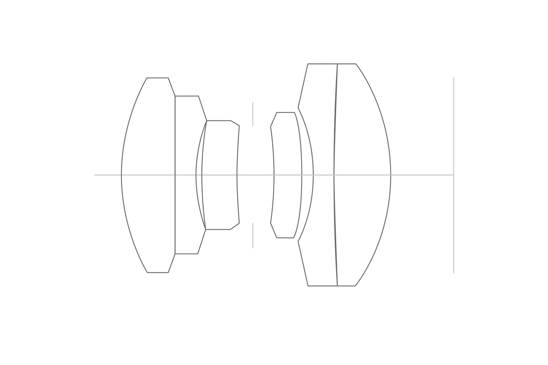 Leica Summaron M 28 mm lens cutaway view