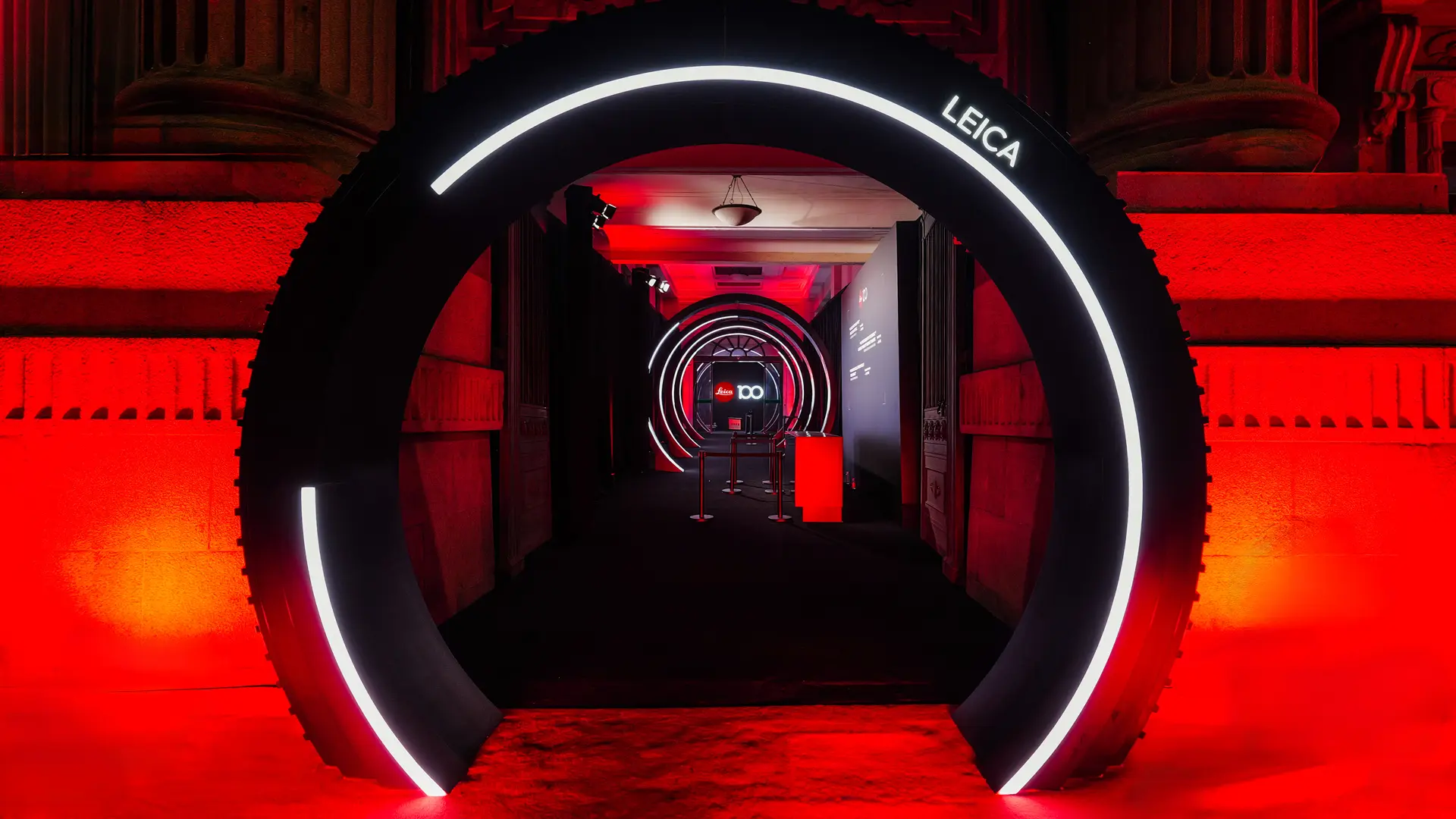 Entrance that looks like a Leica lens