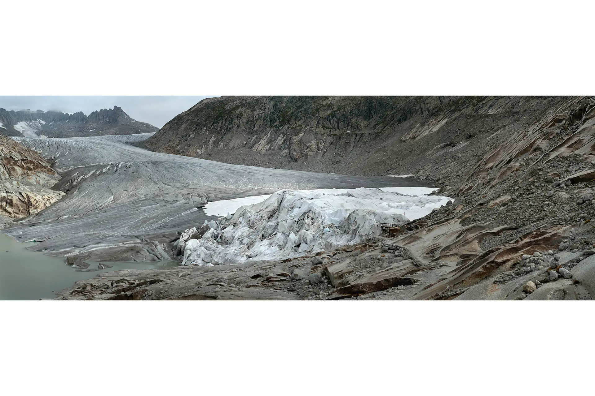 Picture of the Rhonegletscher, taken by the german photographer Thomas Wrede