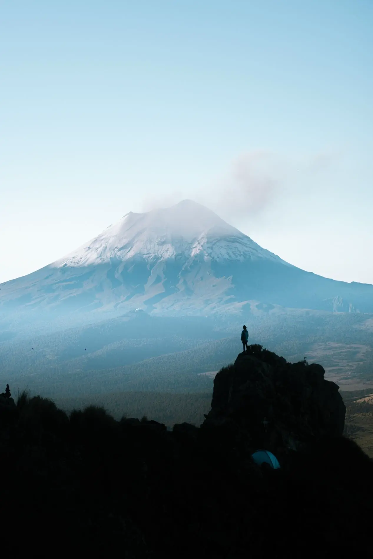 Mountain view landscape