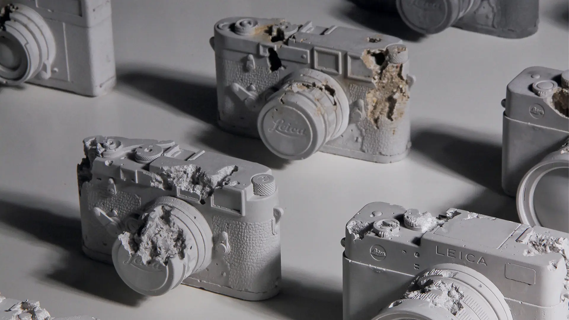 Sculptures of Leica Cameras