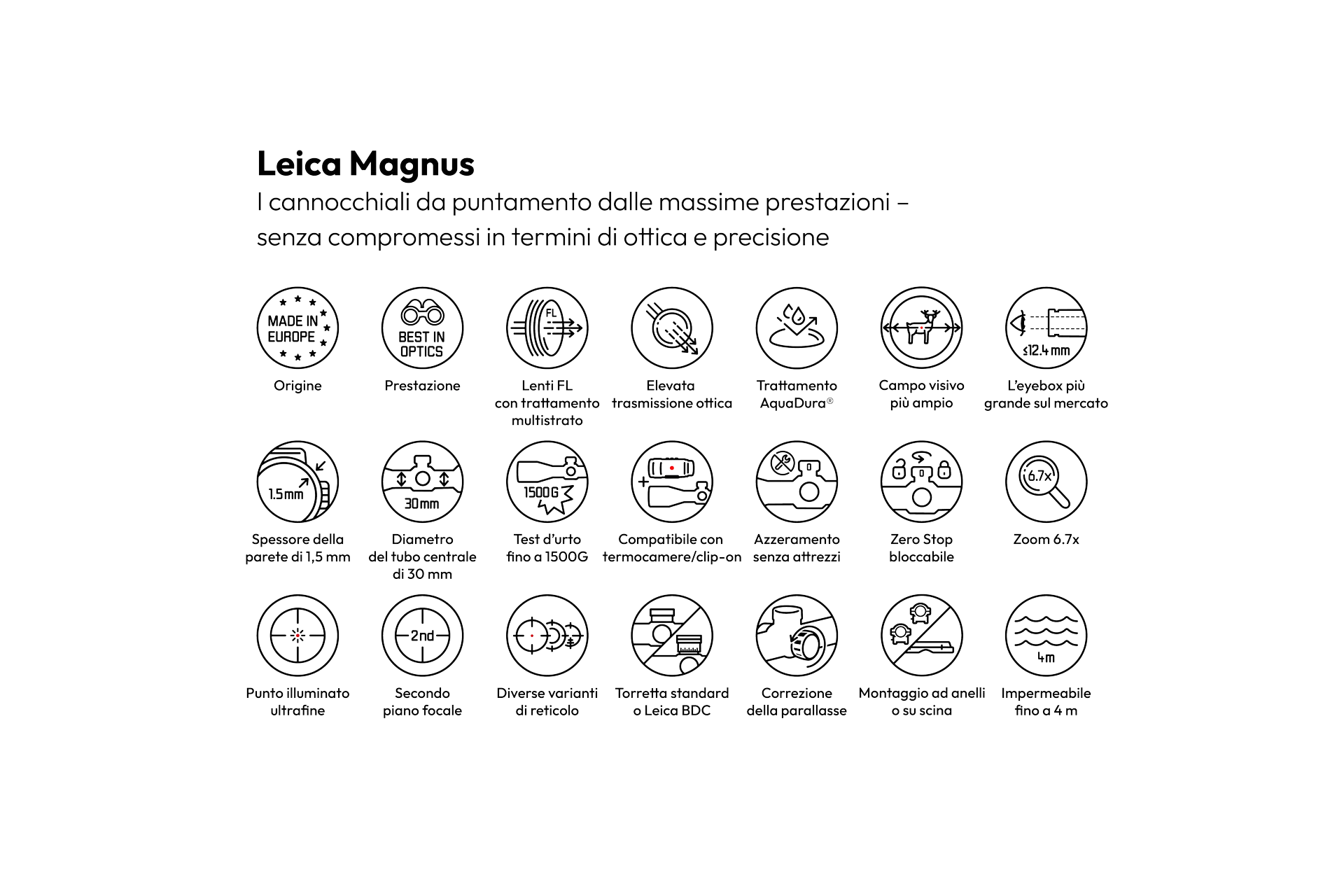 Overview Product Icons Leica Magnus i