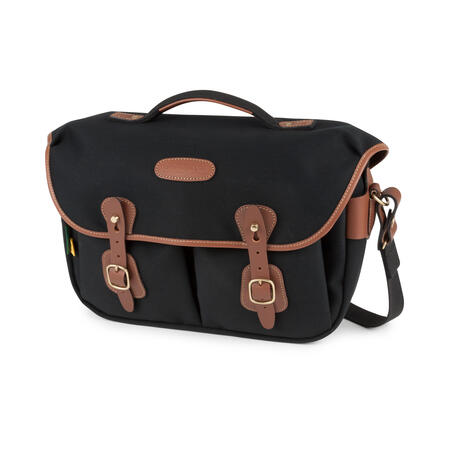 Billingham Hadley Pro 2020 FRONT- Black Canvas_Tan Leather.jpg