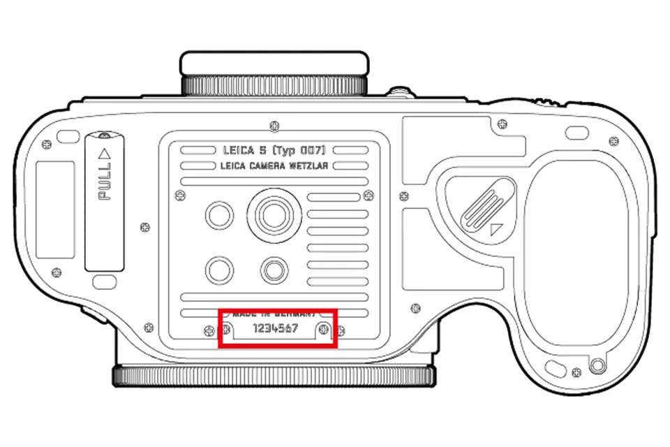 serial number S