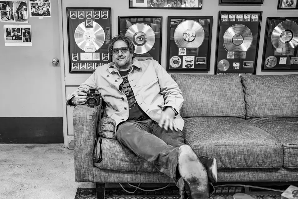 man on a couch