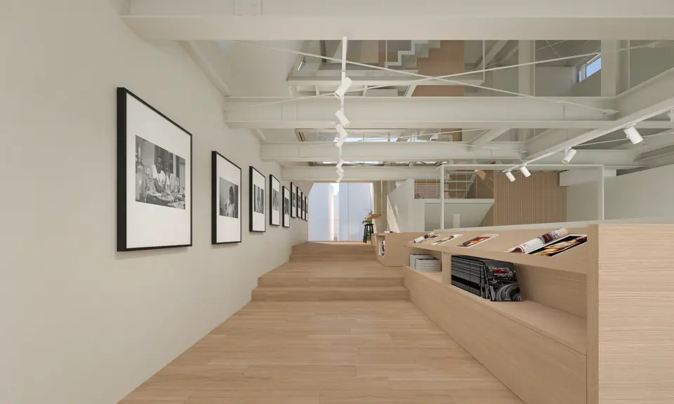 Leica Gallery Omotesando inside.