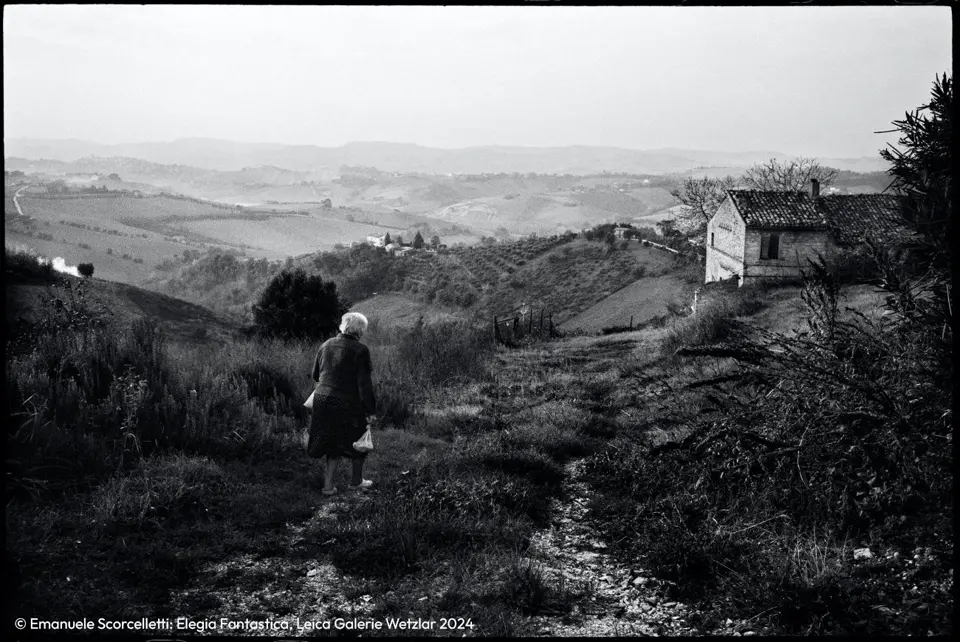 Woman in a landscape