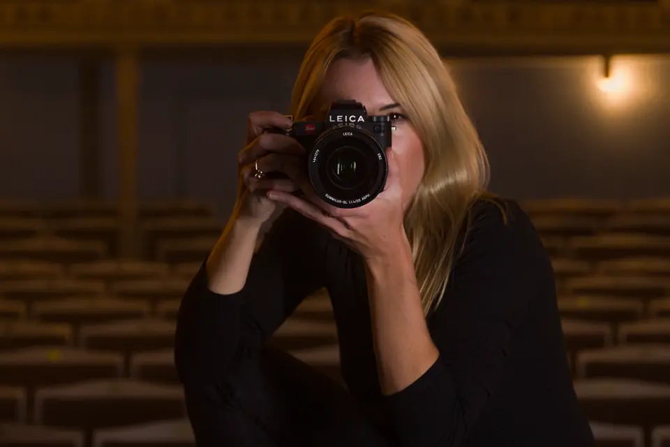 Woman in the Theater
