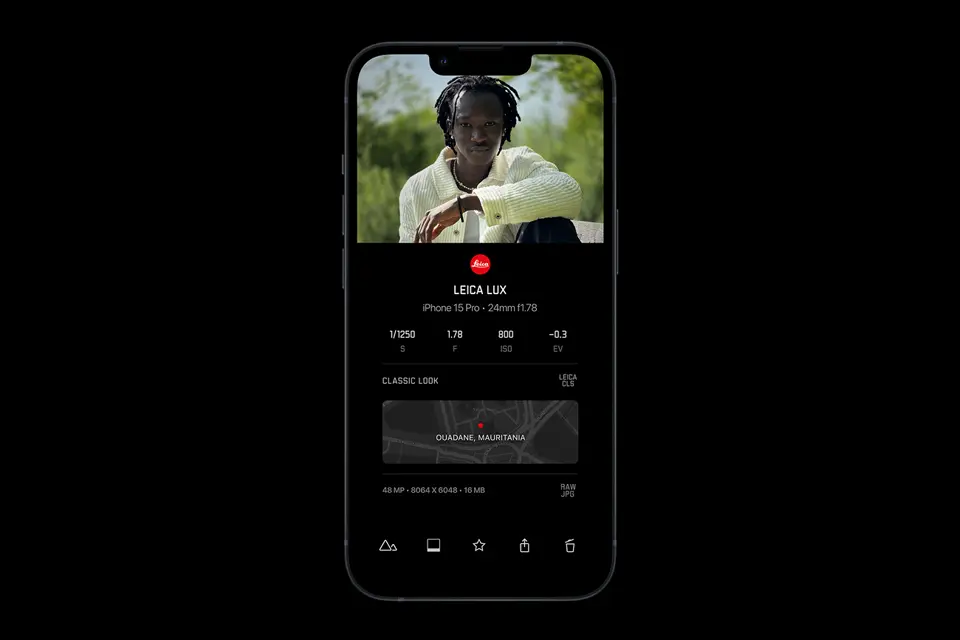 Leica lux app options